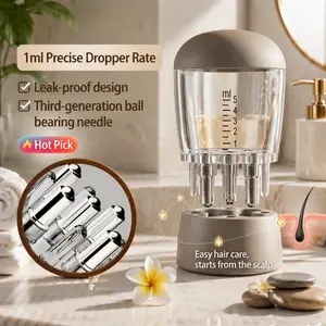 BaliAga Scalp & Hair Oil Applicator, Head Massager Scalp, Root Comb Applicator Bottle for Haircare - For precise, even and mess-free oiling