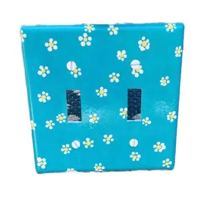 Flower Light Switch Cover - Simple Design for Easy Installation and Lightweight Use