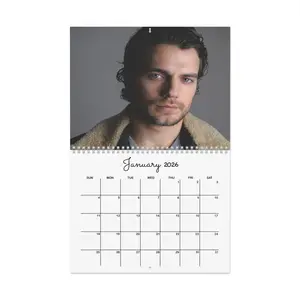 V2 Henry Cavill 2026 Calendar, Movie Star Wall Calendar, Fan Collectible Gift