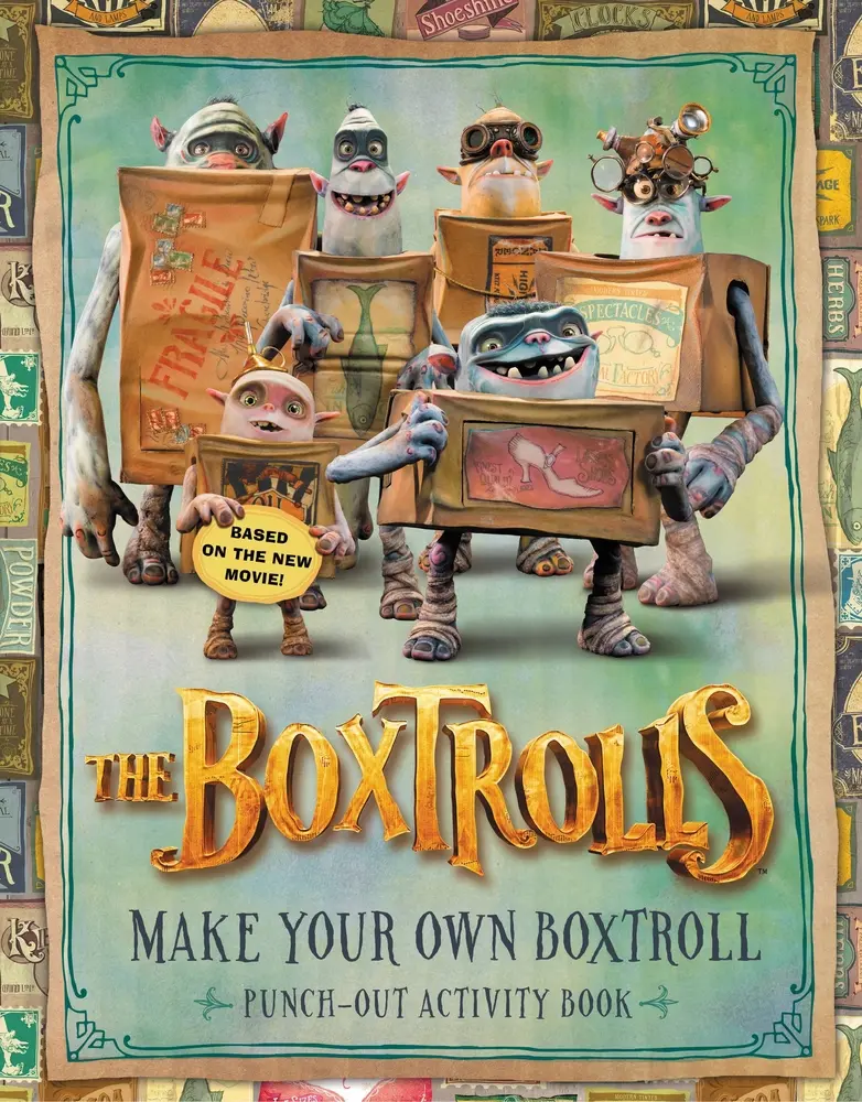 USED-The Boxtrolls: Make Your Own Boxtroll Punch-Out Activity Book by LAIKA (Paperback)