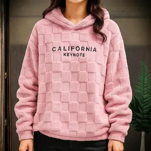 California Keynote Embroidered Fleece Hoodie Street Style Unisex Pullover No Zipper Comfortable Fit Long Sleeve Casual Top for Men Women Couples Gift