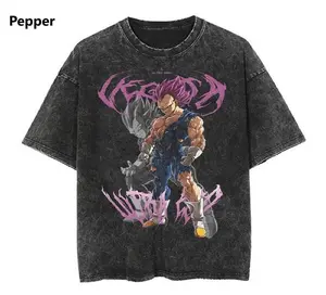 DBZ Vegeta Anime T Shirt, Workout Shirt, Pump Cover, Fitness Gift Menswear Top