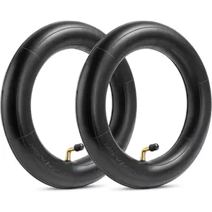Heavy-Duty 10X2 Scooter Tubes Thicker 40% 10x2.125 Inner Tube Compatible with 10x1.90 10x1.95 10 x 2.0 10 x 2.125 54-152 Most E-Bike Tire Tube Electric Scooter Tubes 2-Pack