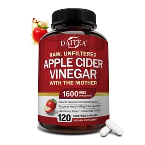 Apple Cider Vinegar Health Supplement, Support Digestive Health,120 Capsules