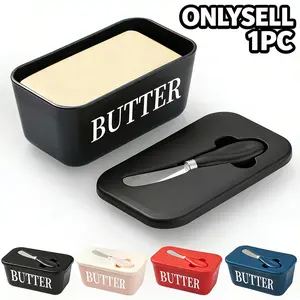 Butter Box Set with Lid, Leak-Proof Sealed, Freezable, Easy to Clean, Food Storage Box, Leakproof Food Containers, Ideal for Kitchen Baking, Gifts, Home, Wedding, Camping, Party, Halloween, Thanksgiving, Christmas