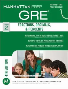 USED-GRE Fractions, Decimals, & Percents by Manhattan Prep (Paperback)