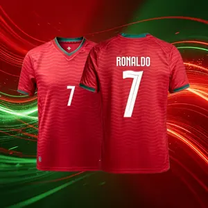 2026 Portugal Home Away 7# Cristiano Ronaldo Short And Long Sleeve Soccer Jersey Fans Version Breathable