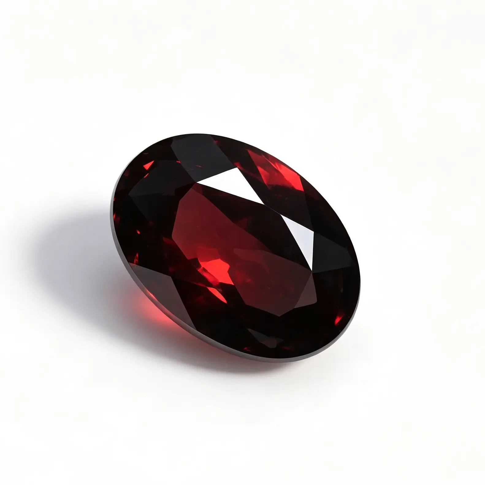 Natural Garnet Oval Cut With Certificate Natural Garnet Oval Cut With Certificate