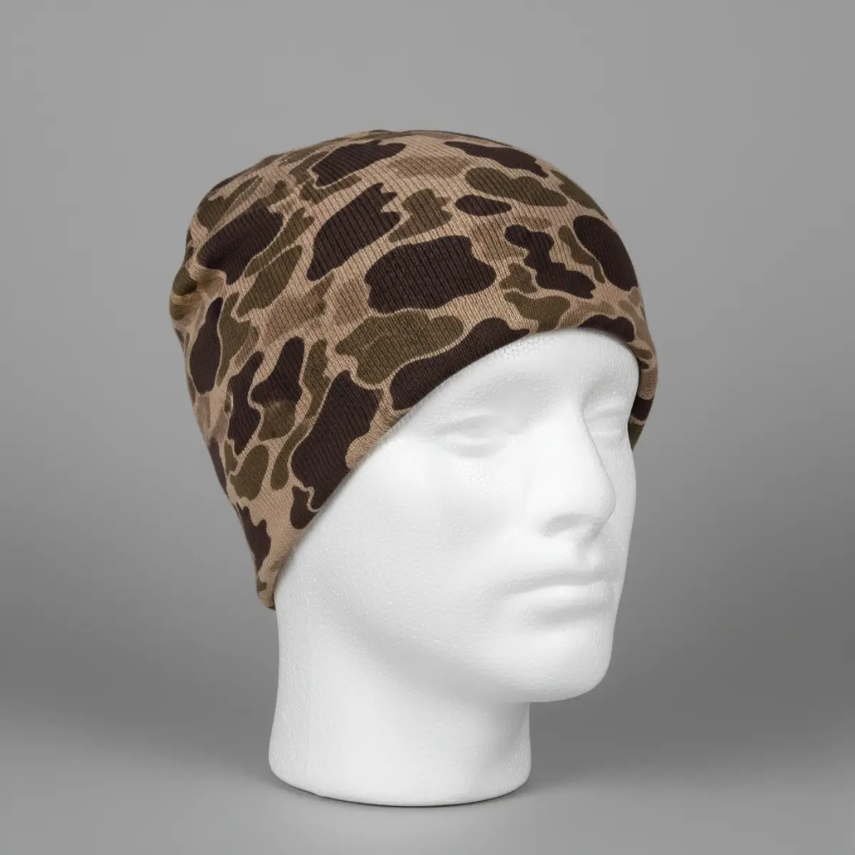 Camo Beanie Hat – Winter Knit Camouflage Skull Cap for Hunting, Outdoor, Tactical & Streetwear,Perfect gift idea for explorers.