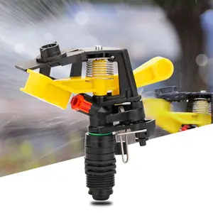 Adjustable Spike Nozzle Impact Sprinkler Head with Rotating Head Plastic Structure Lawn Irrigation System Adjustable Nozzles