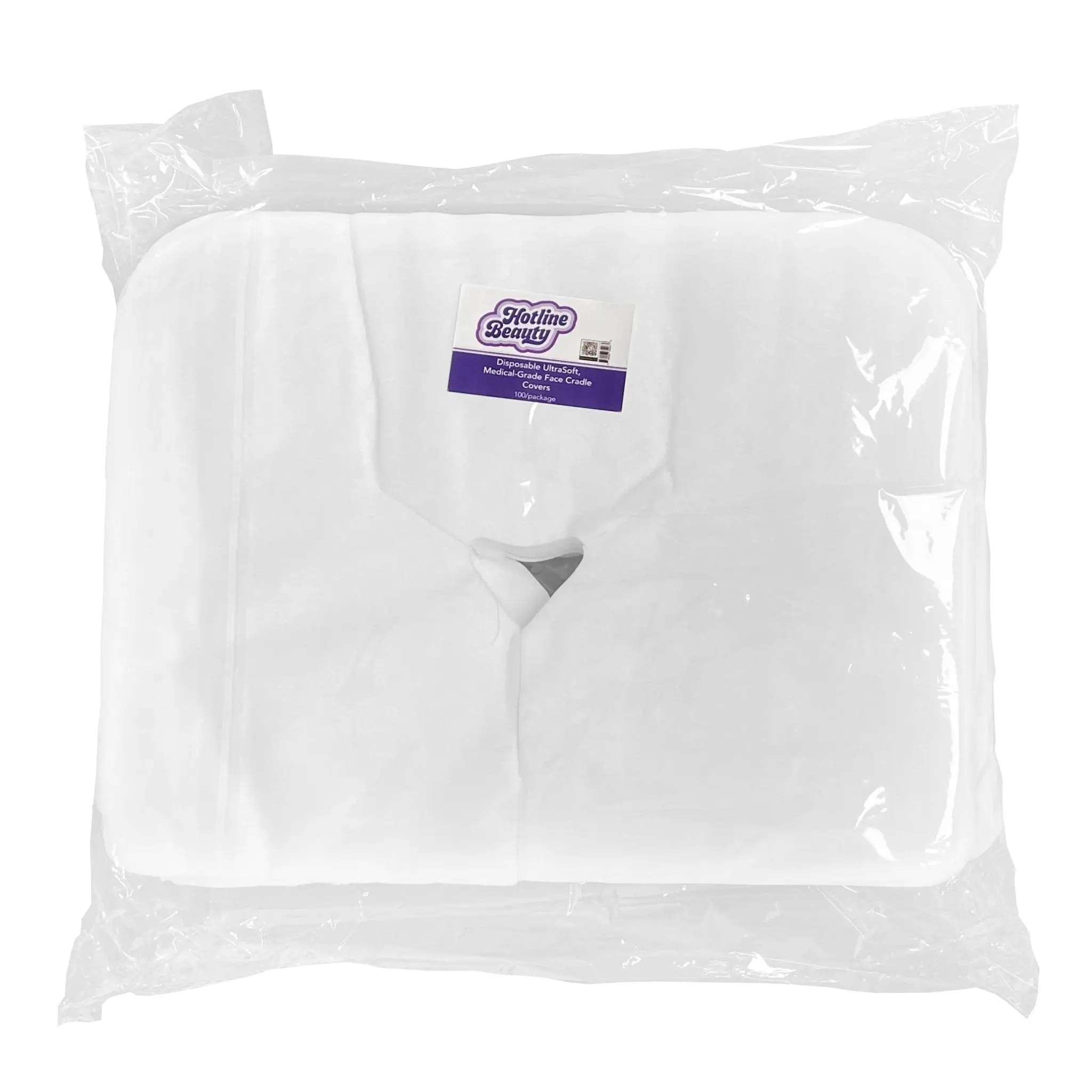 Disposable UltraSoft | Medical-Grade Face Cradle Covers | 100 Pack | HOTLINE BEAUTY