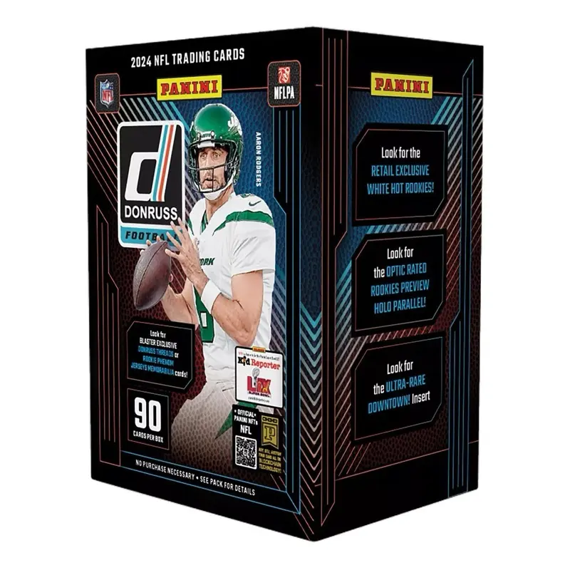 Donruss 2024 NFL Trading Cards Box Break - 90 Cards with Rookie Autographs & Ultra-Rare Kaboom Inserts - Live Unboxing Experience