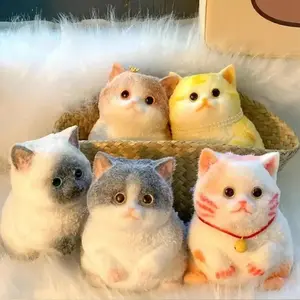 Kawaii Large Cat tabba Squishy Toy Soft Give Birthday Gifts To Girls and Kid Home Decor Ornaments
