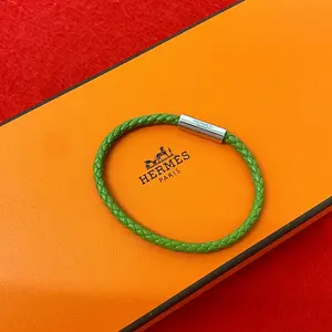 Pre-owned HERMÈS Others Small Leather Goods Hermes Goliath Leather Bracelet