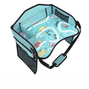 Car Seat Tray Multi-Functional Storage, Waterproof, Durable, Easy to Clean, Safe and Stable, Ideal for Car Accessories