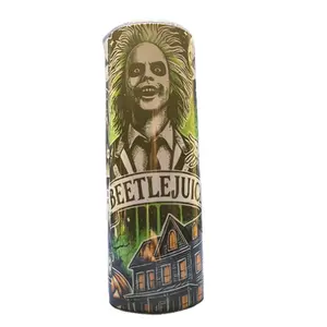 Beetlejuice Its Time 20oz Sublimation Tumbler