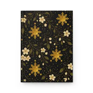 Filipino Sun Sampaguita Journal, Filipino Inspired Notebook, Filipina Gift, Nanay Lola Tita Gift, Filipino Stationery, Mom Planner Gift