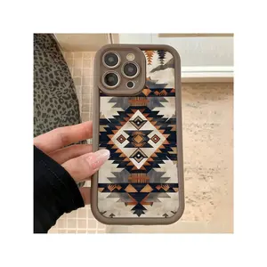 Vintage Pattern Phone Case, Anti-Drop Cellphone Protective Case, Total Protective Shockproof Mobile Phone Cover For IPhone, Electronics Accessories, Unique Phone Cases, Phone Accessories