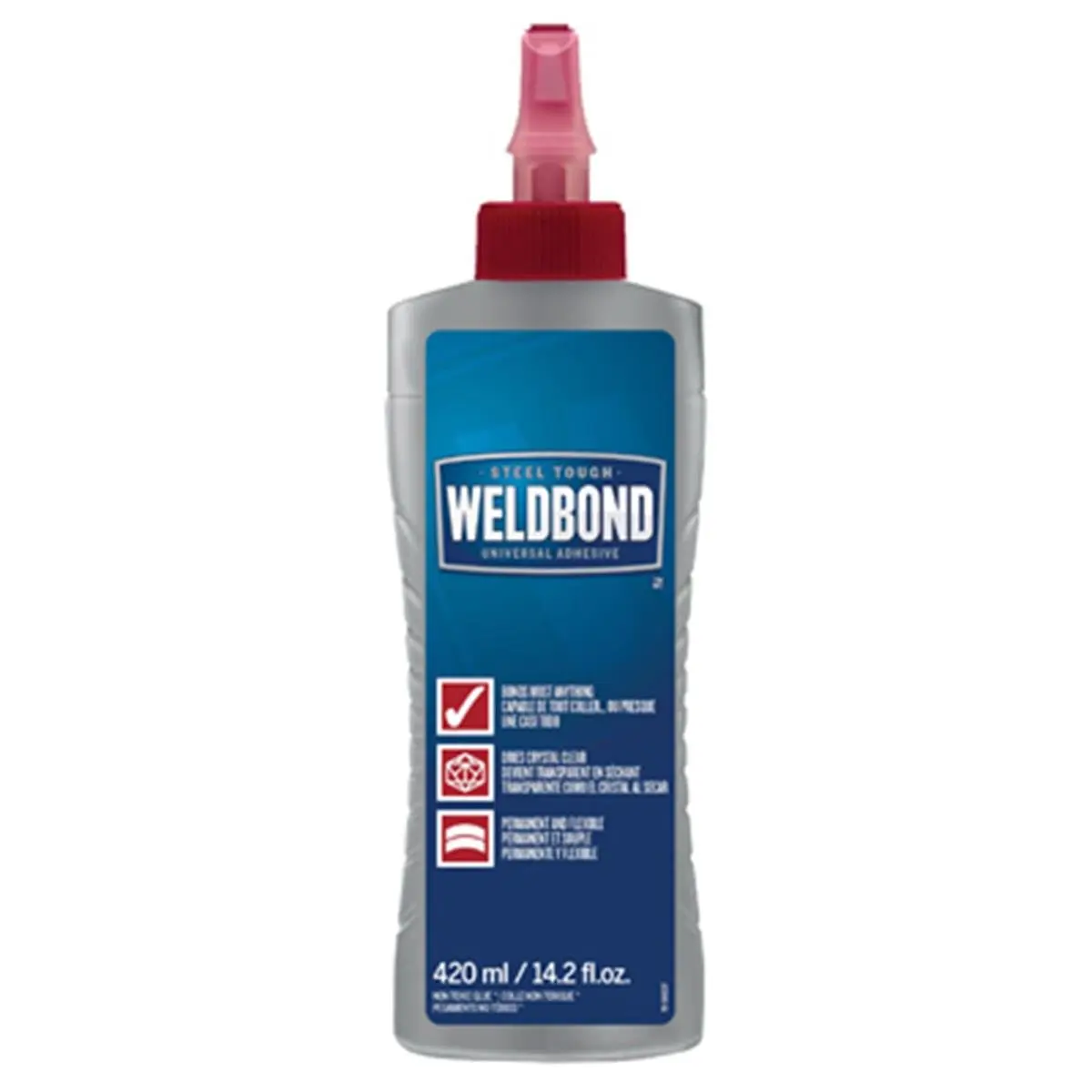 212 MAIN Weldbond 8-50420 14.2 oz. Water Resistant Multipurpose Bonding Adhesive, Multi-Surface Bond
