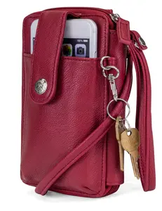 Jacqui Women's Cell Phone Wallet, Crossbody Shoulder Bag