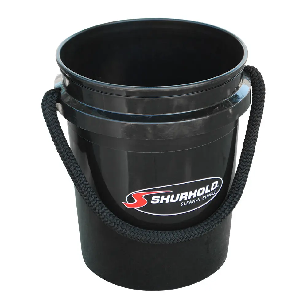 Small Rope Bucket Shurhold Worlds Best Rope Handle Bucket - 5 Gallon - Black [2452 ...