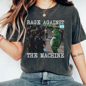 Rage Against The Machine Graphic Tee | Protest Streetwear T-Shirt for Men & Women | Vintage Style Retro Political Top