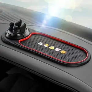 Rotatable Car Dashboard Phone Holder, Car Cellphone Mount, Universal Adjustable 360 Degree Stand, Anti-Slip Mat, Safe Dashboard Mount for Vehicles, Dashboard Accessory