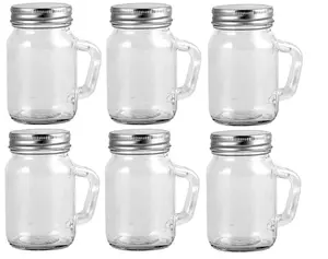 Orii 3.5 oz Mason Utility Storage and Spice Jar - Set of 6