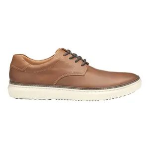 Johnston & Murphy Mens Mcguffey 2 Plain Toe Lace Up Sneakers Shoes Casual - Brown
