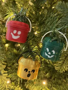 Mini McDonald’s Inspired Boo Buckets Christmas Edition | 3D Printed Holiday Decor