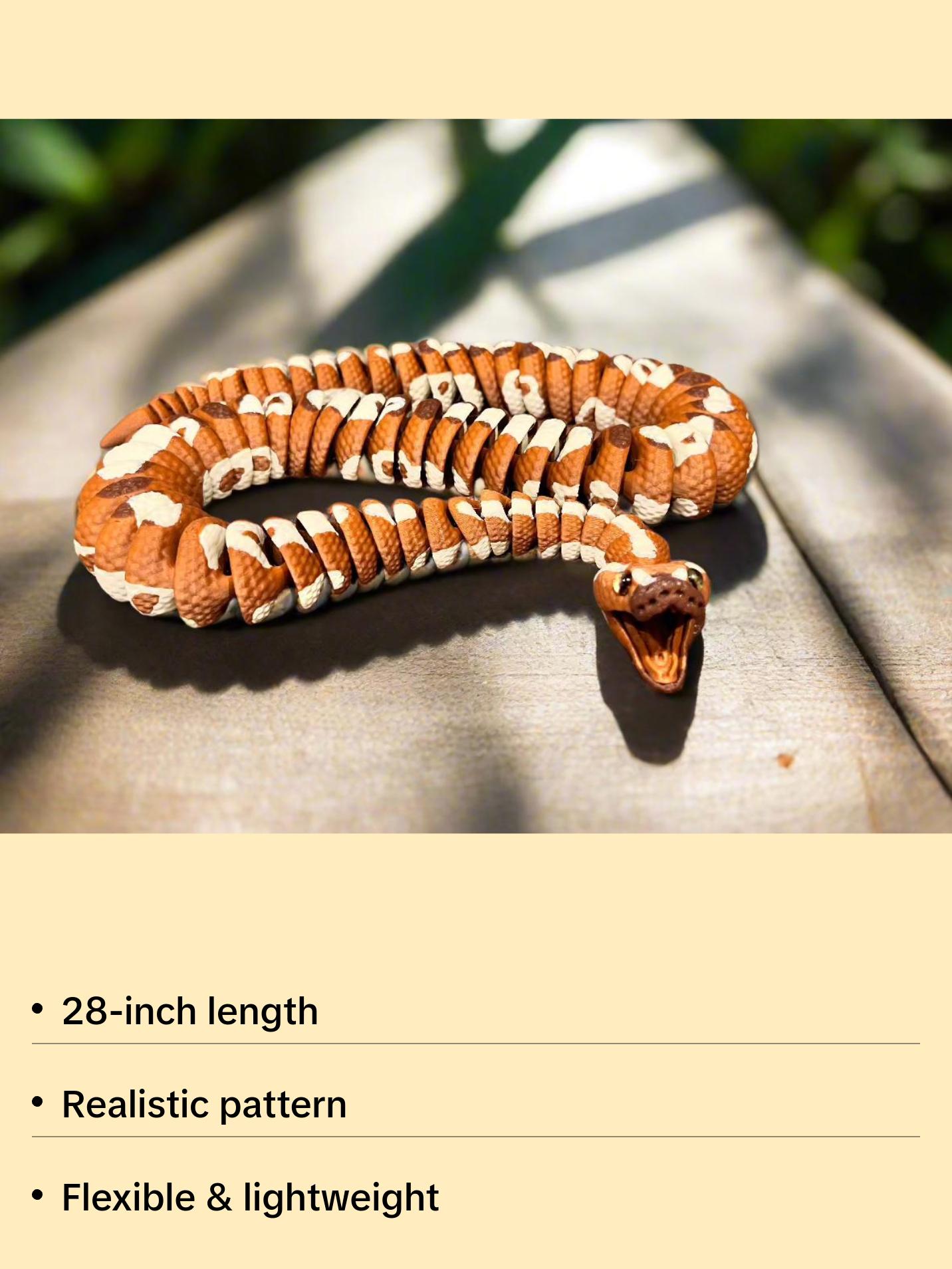 3D printed Articulated Ball Python - TikTok Shop