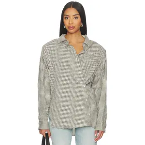 LIONESS Notting Hill Shirt in Cream Check