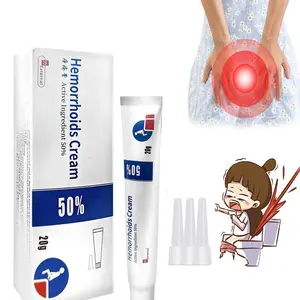 2 Pack Herbal Hemorrhoid Cream Ointment 50% Active Ingredients Fast Acting Relief for Itching Burning Swelling and Discomfort Fissure Treatment Body Care Cream for Men and Women