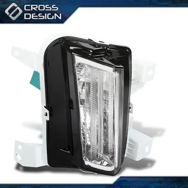 CROSSDESIGN 1 PC Sturdy PP Plastic Car Passenger Side Front Turn & Parking Indicator Light Lamp - Easy Installation for 2017-2019 Cadillac XT5