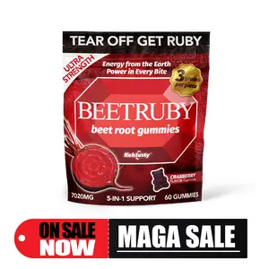 Superfood Beet Root Gummies 5-in-1 Formula - Energy & Antioxidant Support with Natural Fruit Extracts Vitamin E Berry