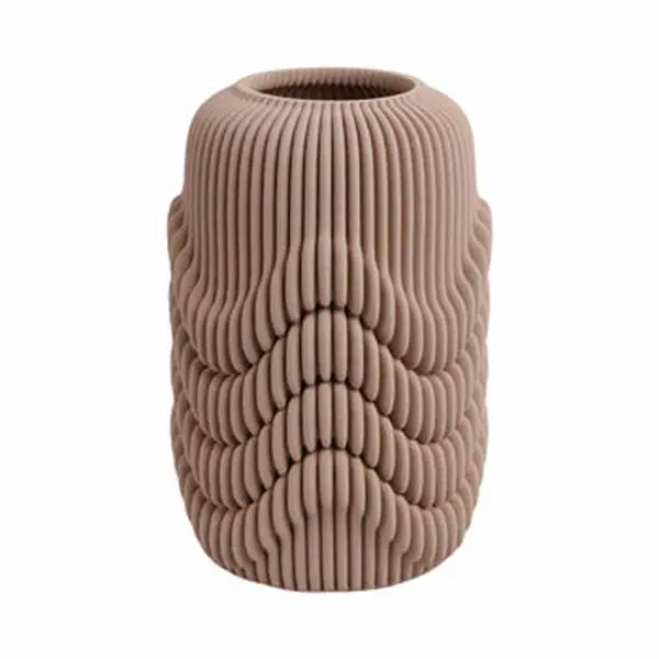 12"ETHOS SMALL 3D PRINTED PORCELAIN VASE