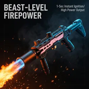 【No gas tank included】Power Grill Torch – Multi-Functional Propane Torch Gun for Barbecue, Baking, Pastry Finishing, Campfire, Weeding & Snow Removal  Camouflage Design Kitchen Tool