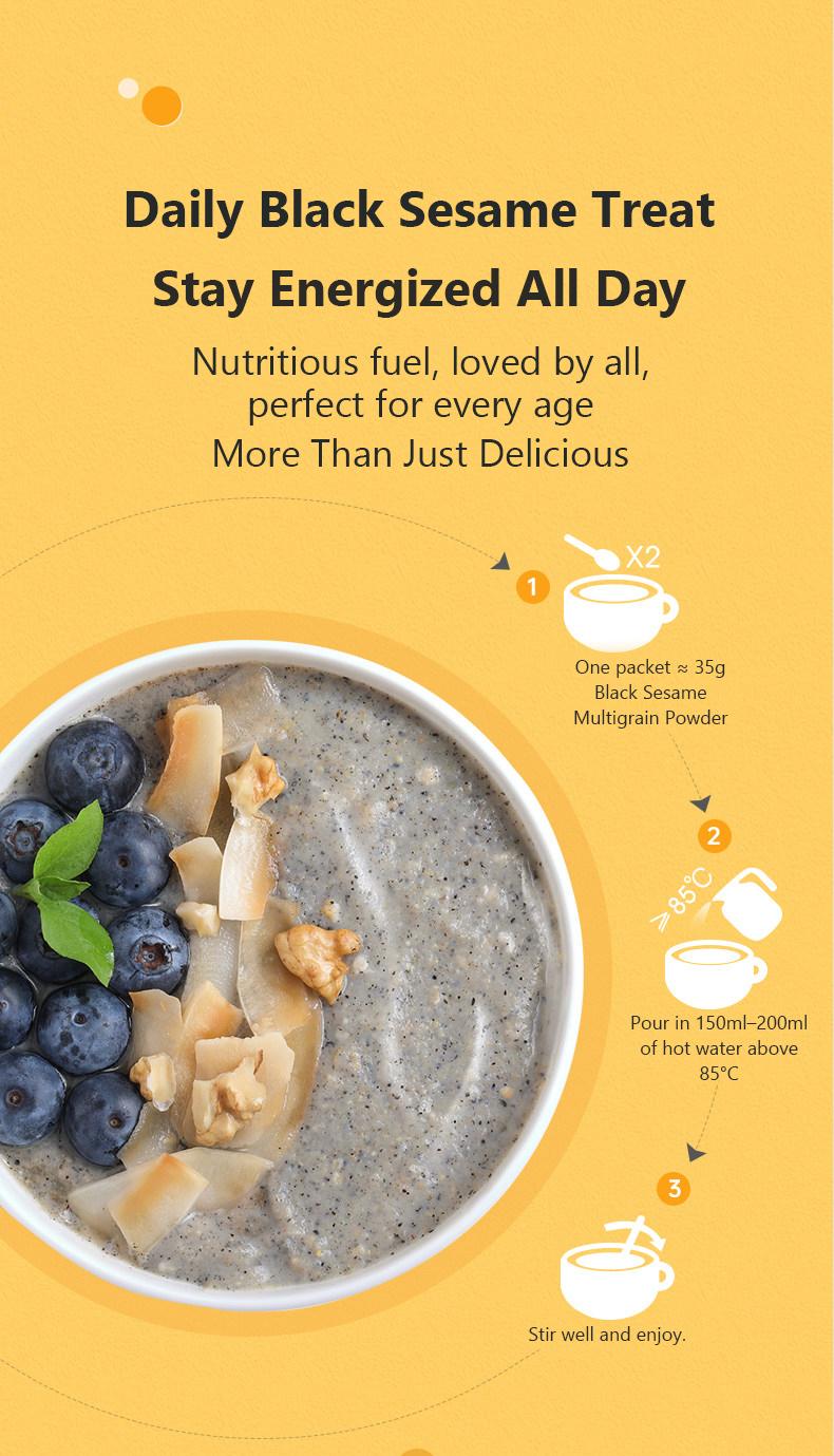 Black Sesame Multigrain Powder