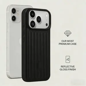 NGANGEE Non-Slip Textured Hard PC Plastic Phone Case – for iPhone 17/16/15/14/13 Pro Max, Pro Plus and Air, Protective Phone Case [NO METAL] #YJMYRASJKBLACK