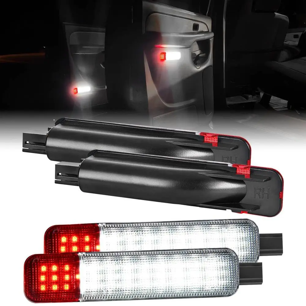 for Chevy GMC 1995-2007 Red/White 4PCS