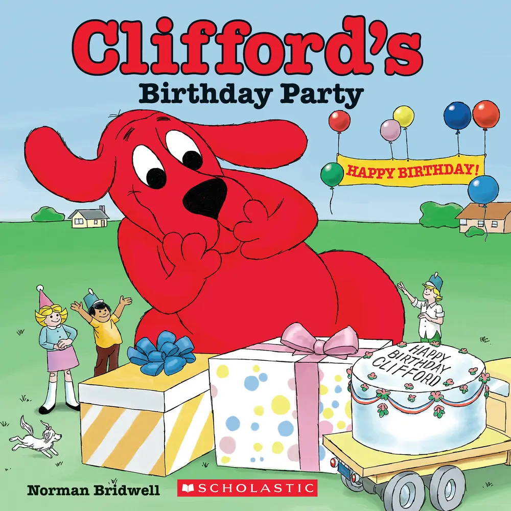 Used Children's Classic Storybook - Clifford's Birthday Party by Norman Bridwell (Paperback, Very Good Condition, English Language) for School & Educational Supplies