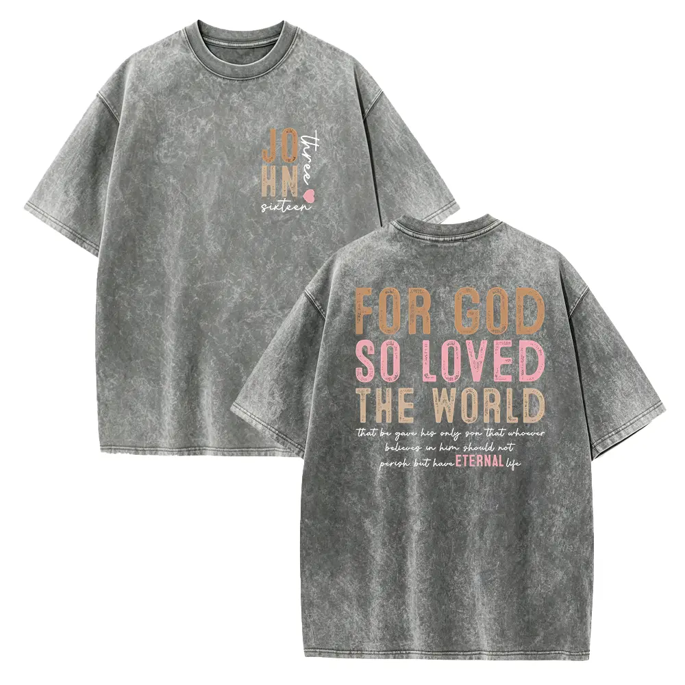 John Three Sixteen Shirt, For God So Loved The World Shirt, Christian Shirt, Bible Verse Shirt, Religious Shirt