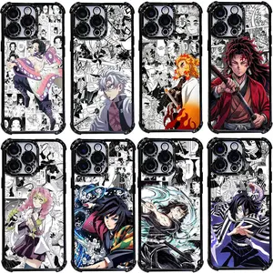 Demon Slayer Phone Case Kimetsu no Yaiba Hashira Manga Collage  Phone Cases for iPhone 17 Air 16 Pro Max 15 14 Plus 13 12 11 Anime Fan Gift Protective Cover