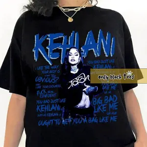 Kehlani Song Lyrics Shirt, Kehlani 2024 Concert T-Shirt, Kehlani Crash World Tour 2024 Shirt, Kehlani Fan Gift