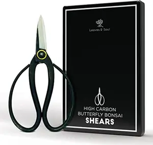 Professional Bonsai Scissors | Pruning Shears for Trimming Plants | Japanese Gardening, Bonsai Tools | Garden Scissors (Butterfly)