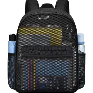 Heavy Duty Mesh Backpack, Mesh Bookbag for Men & Women, Portable Diving Backpack for School Work Outdoor Hiking Beach, Perfect for Carrying Oxygen Concentrators