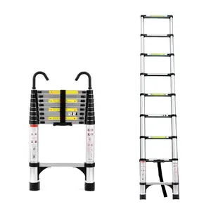 Telescopic Aluminum Ladder – 8.5FT Compact Extension, Anti‑Slip Design, Ideal for Home & Outdoor Tasks