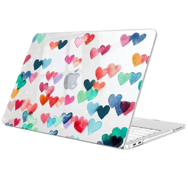 Glitter Case for MacBook Neo 13 Inch A3404 2026 Slim Snap-On Hard Shell Cover
