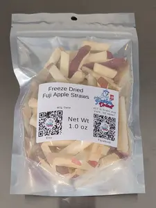Polar Freeze Dried Apple Straws Pure Freshness No Additives 1oz Ideal for Backpacking Camping Road Trips and Quick Snacks