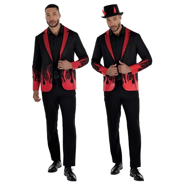 Men's Devil Flame Costume Jacket Men's Devil Flame Costume Jacket